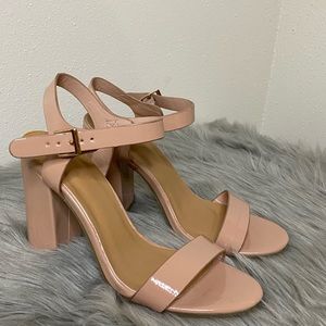 Bamboo nude heels